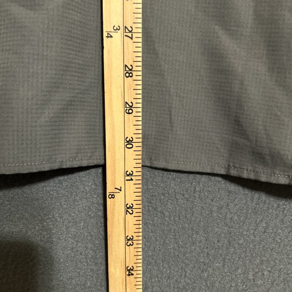 Eddie Bauer Men's Short Sleeve Woven Tech Shirt Size XXL Grey Hiking Fishing - Picture 9 of 10